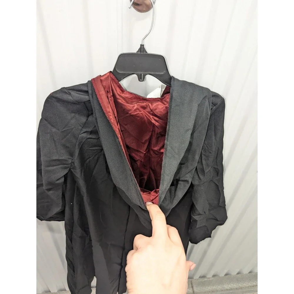 Harry Potter Youth Size 10/12‎ Black Gryffindor Cloak School Uniform Costume